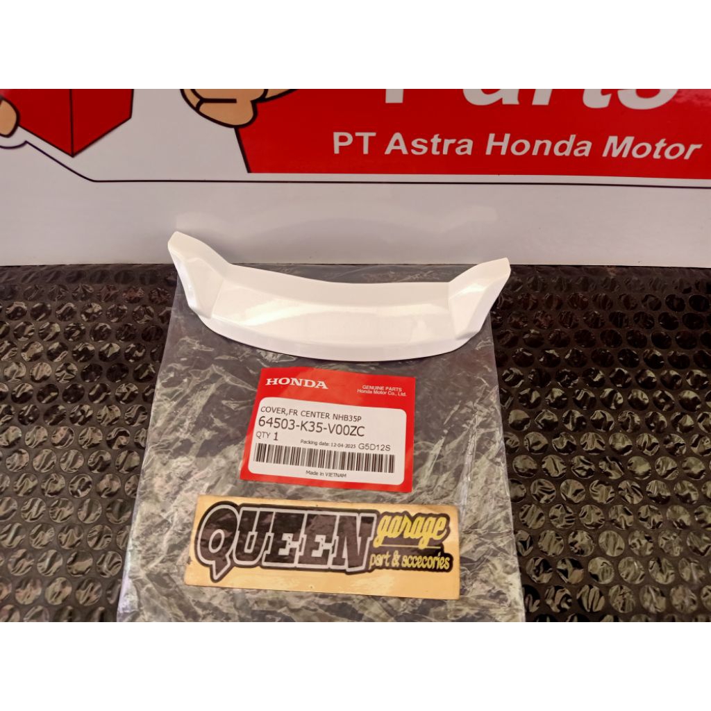 Cover Fr Center/Cover Dagu Putih Honda Pcx150 Cbu Original Honda 64503K35V00ZC