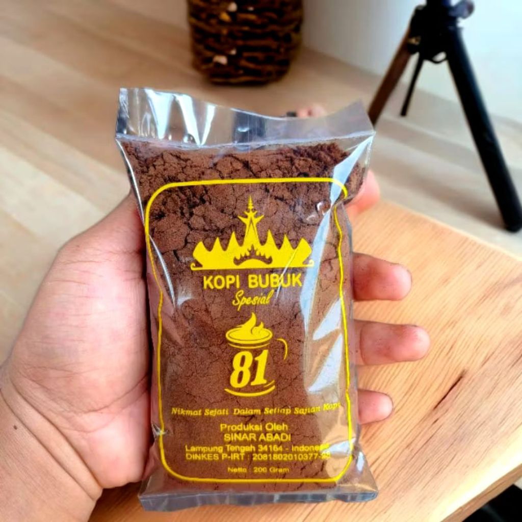 

Kopi Bubuk Spesial Kopi Lampung 200 gram