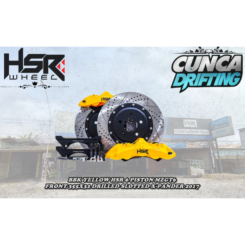 BBK (BIG BRAKE KIT) HSR YELLOW UNTUK MOBIL XPANDER FREE PEMASANGAN