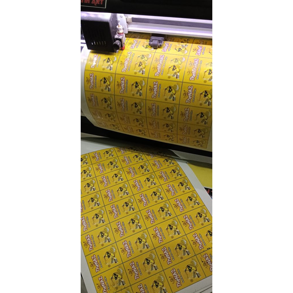 

sticker label + cutting ukuran A3