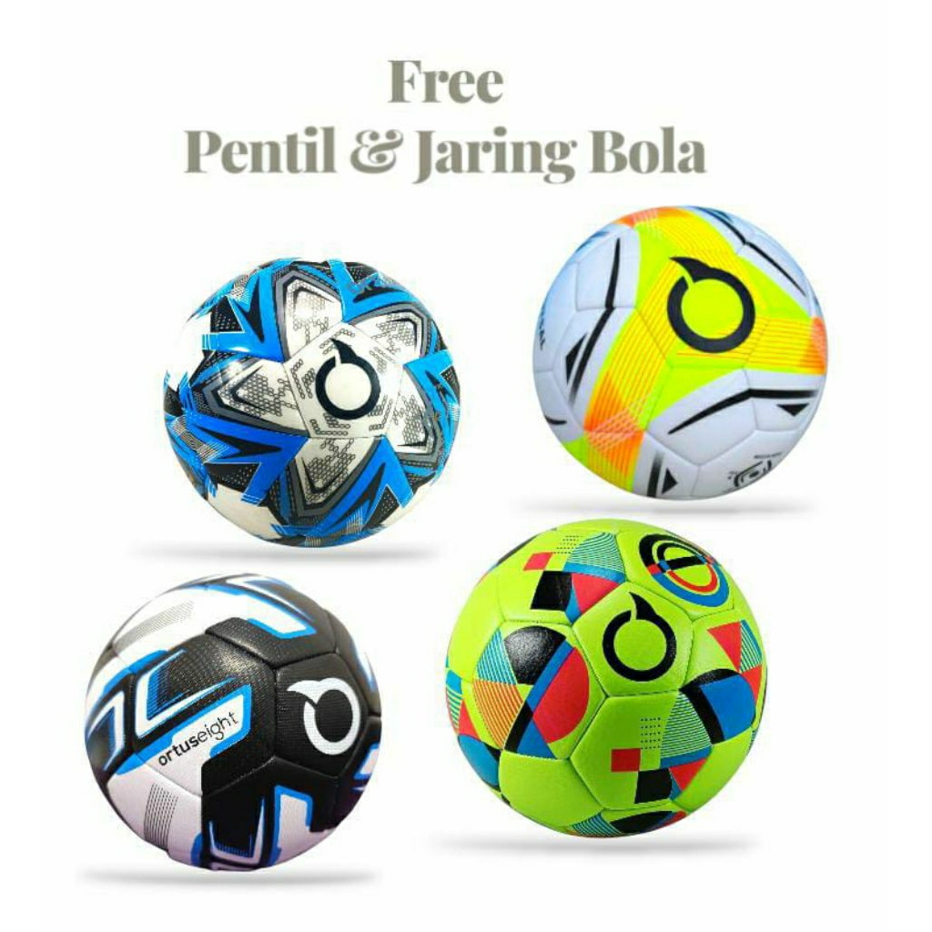 Bola futsal size 4 OrtusEight Bola Ortus Bonus Pentil & Jaring Bola