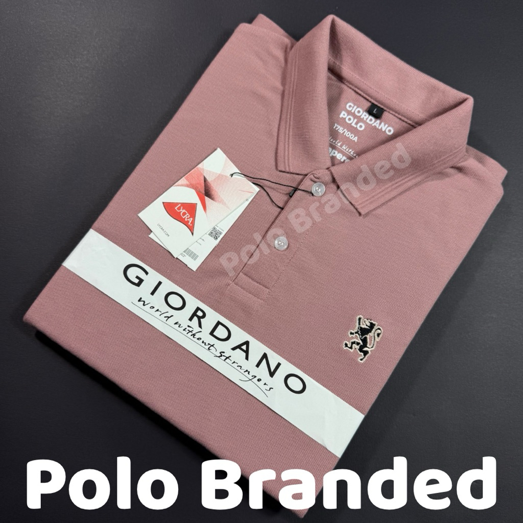 GARANSI POLO BRANDED - KAOS POLO PRIA GRDANO COKSU LION MINI PREMIUM