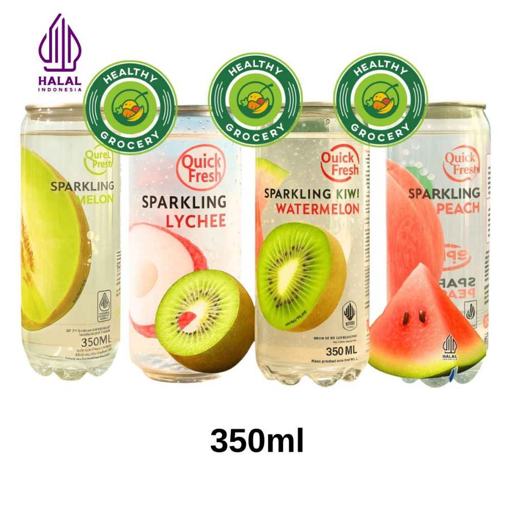 

Quick Fresh Sparkling Lychee /Melon / Kiwi Watermelon / Peach 350ml