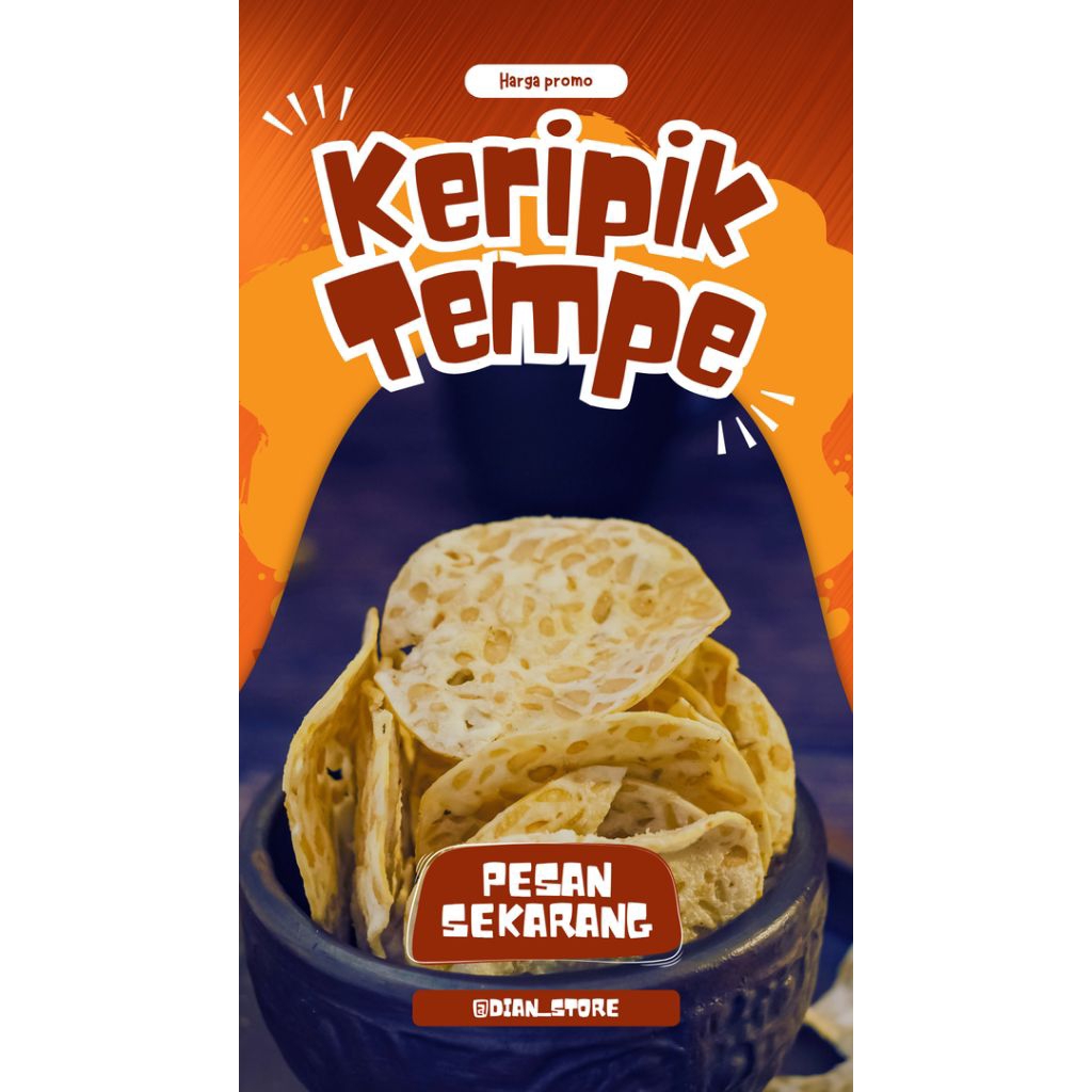 

Kripik Tempe renyah gurih maknyus