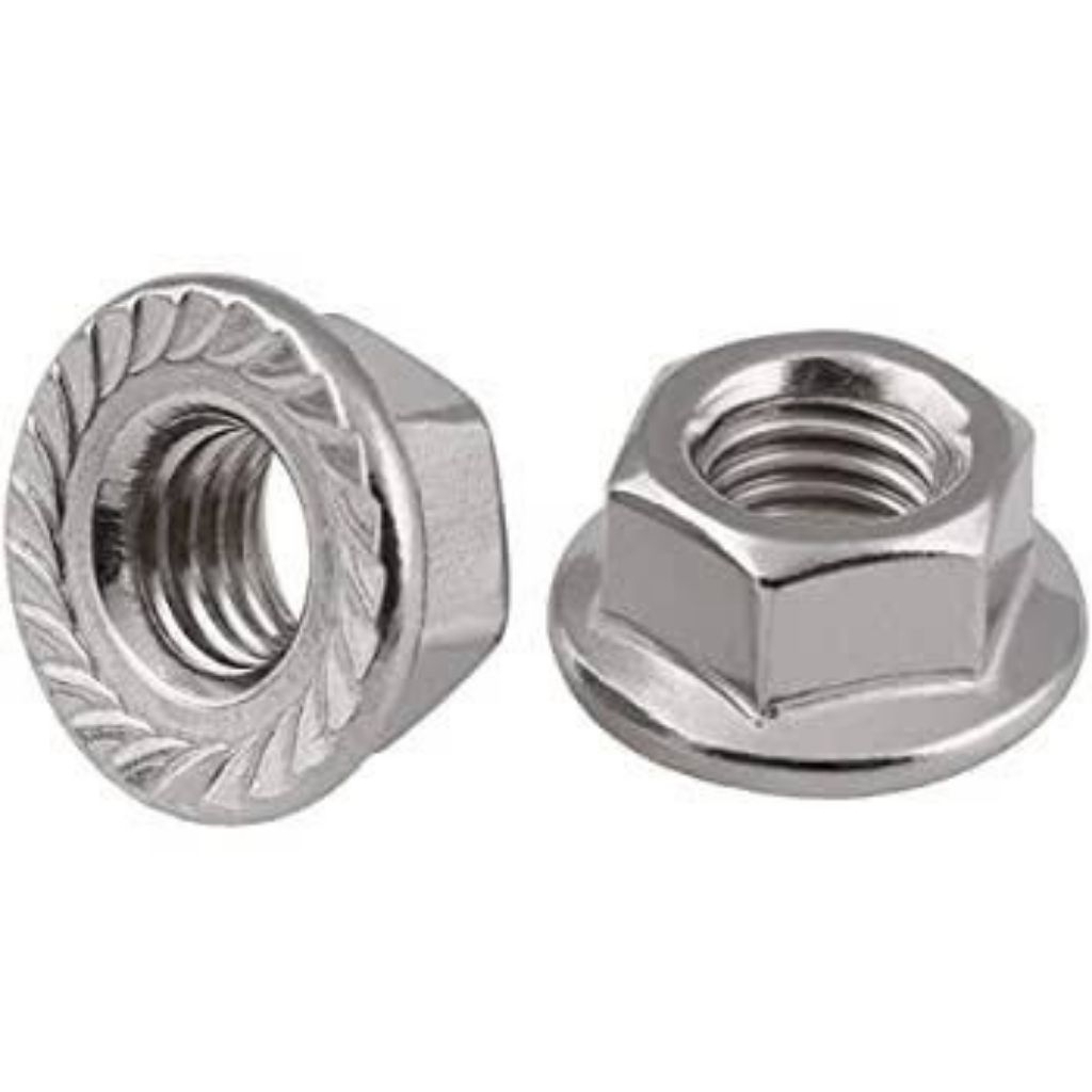 Mur Flange M8 Stainless / Mur M8 SUS 304 / Nut Flange M8 Stainless
