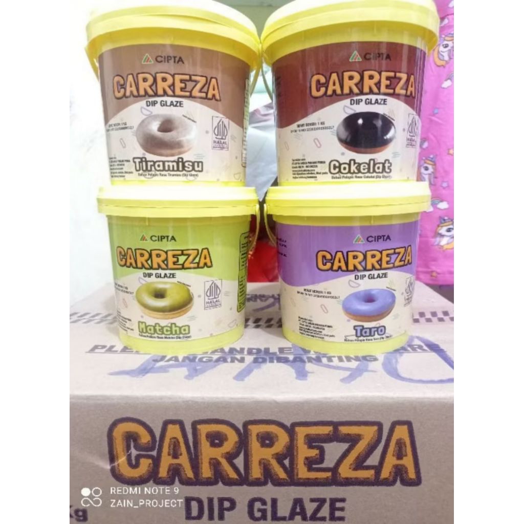 

Dip Glaze Dark Coklat 1kg Carreza