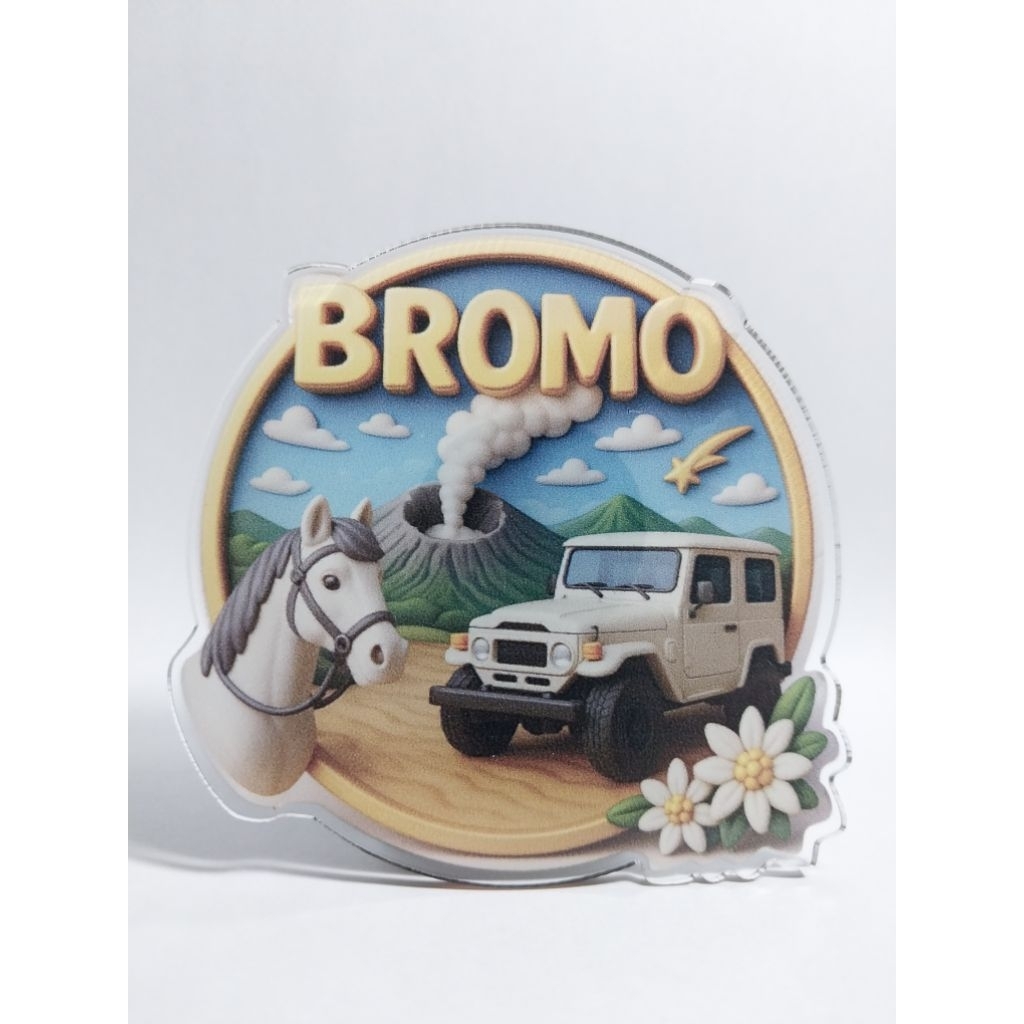 Magnet Kulkas / Tempelan Kulkas / fridge magnet akrilik BROMO