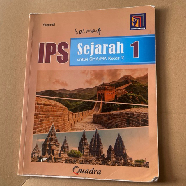 Preloved Buku Pelajaran Kelas 10 Kurikulum Merdeka IPS Sejarah Informatika IPS Geografi Matematika