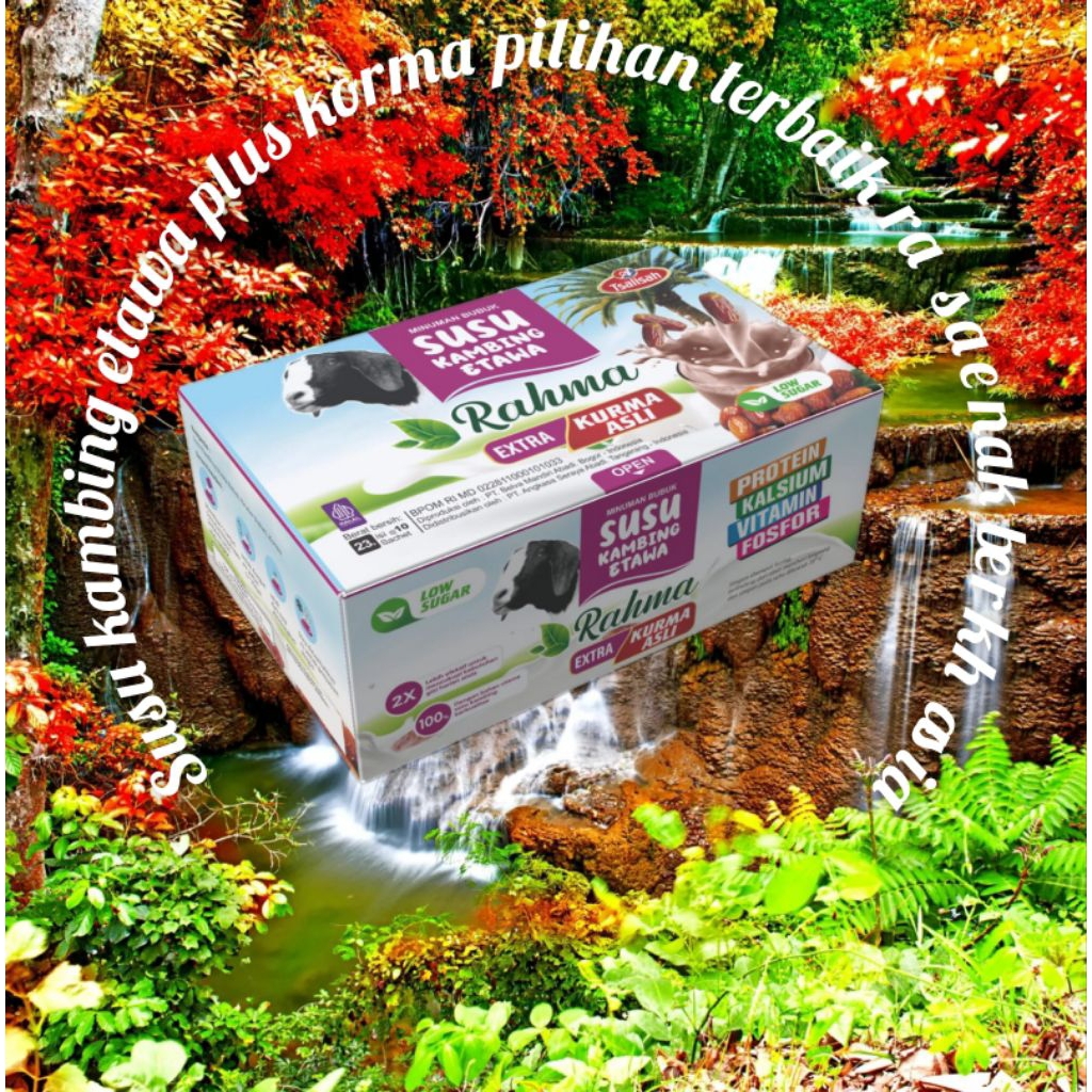 

susu kambing etawa plus korma pilihan tsalisha isi 10 saset x23grm