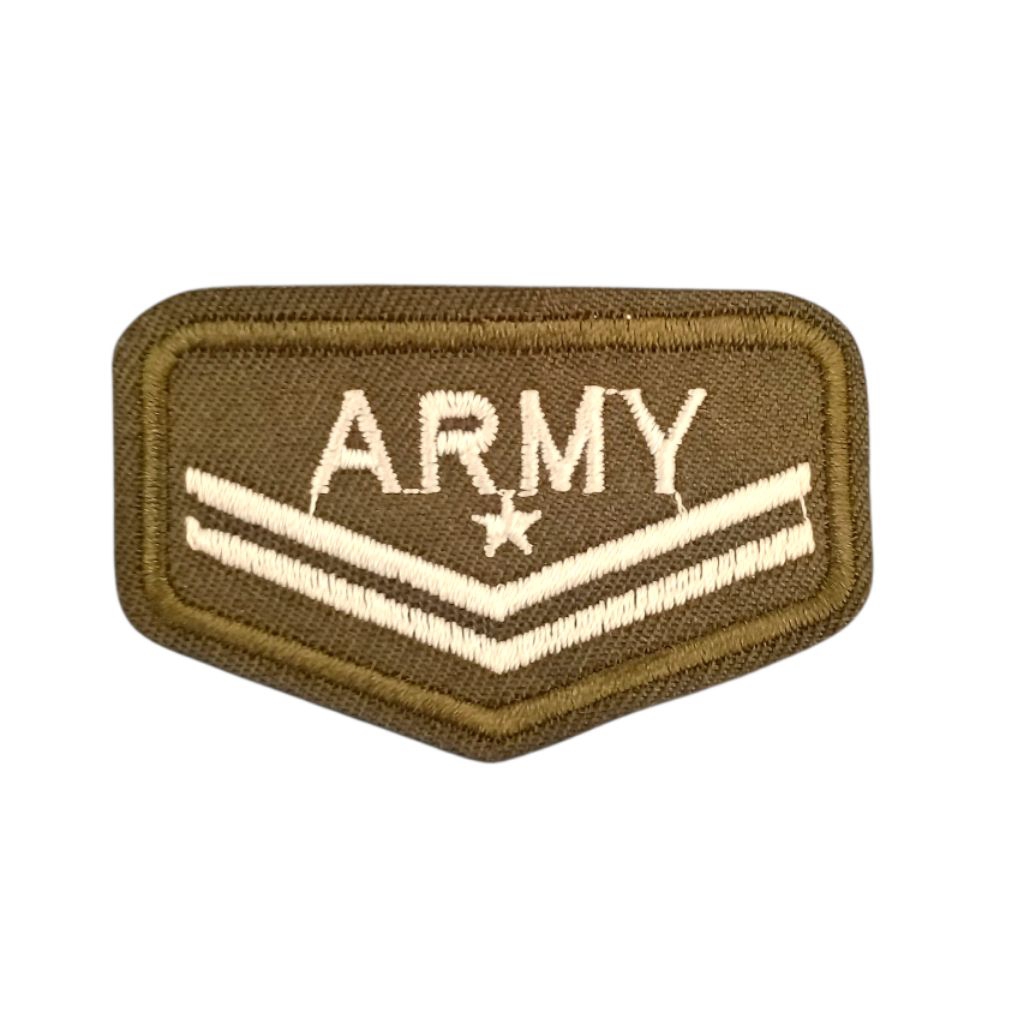 Iron patch Bordir Tentara ARMY