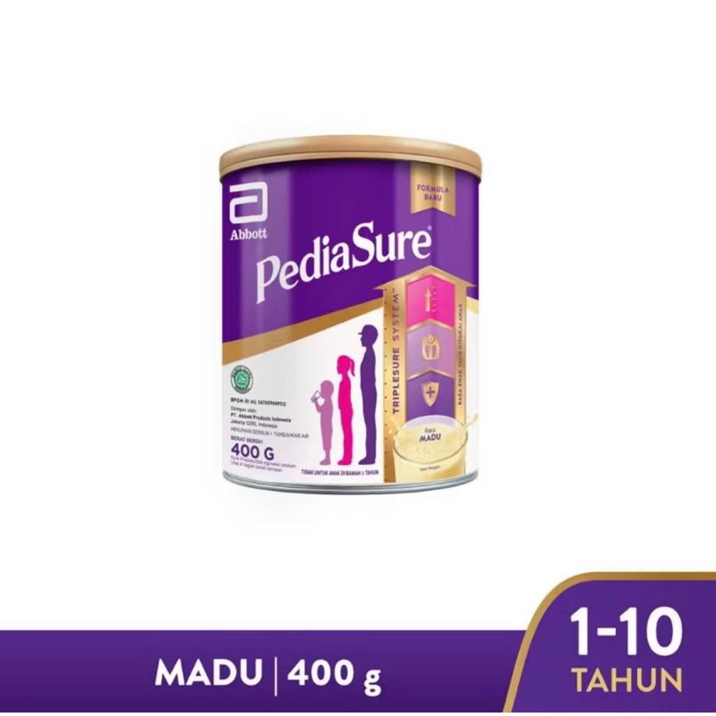 

PEDIASURE MADU 400GR SUSU PERTUMBUHAN ANAK USIA 1-10 TAHUN