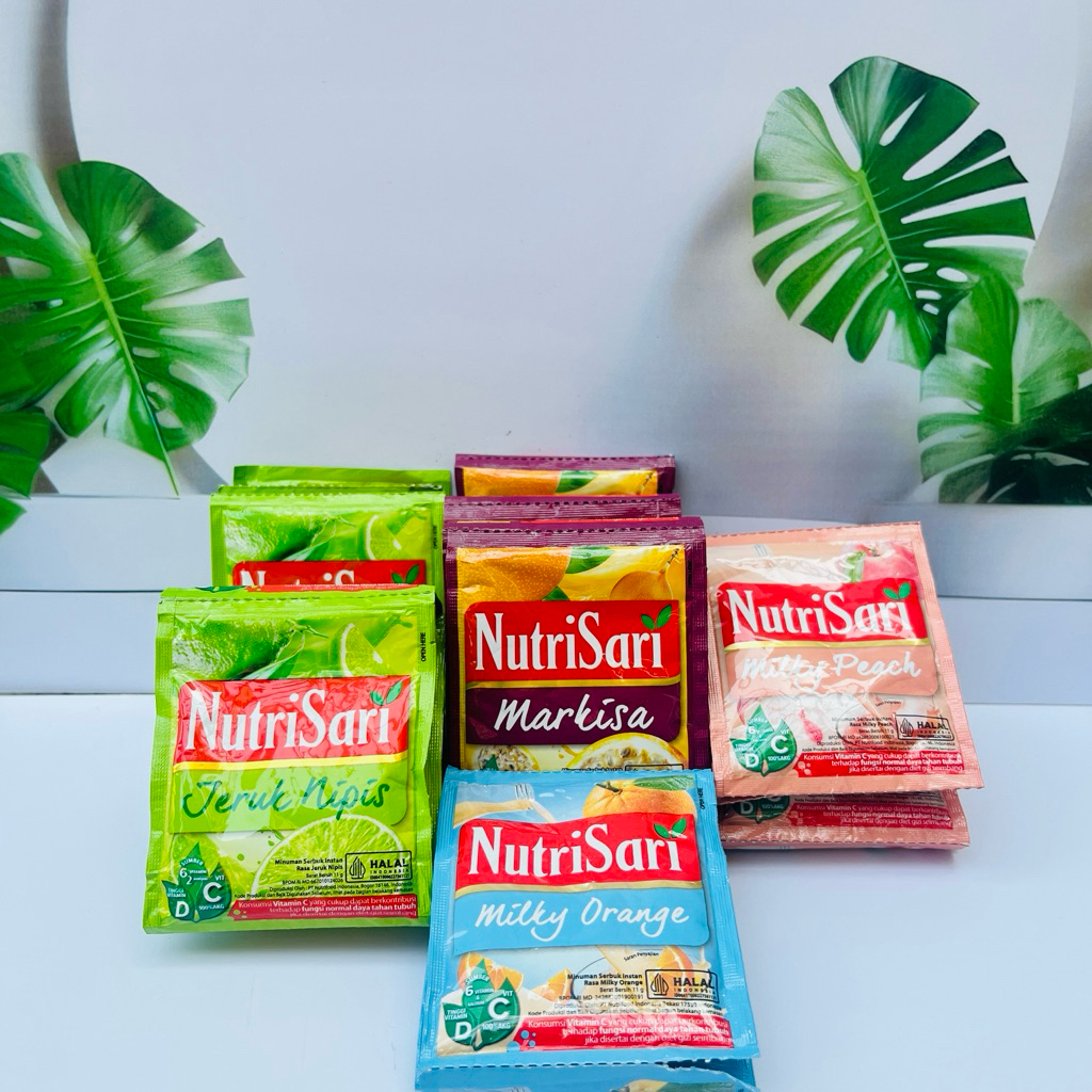 Nutrisari Renceng Aneka Rasa/Minuman Bervitamin/Minuman Rasa/Minuman Segar