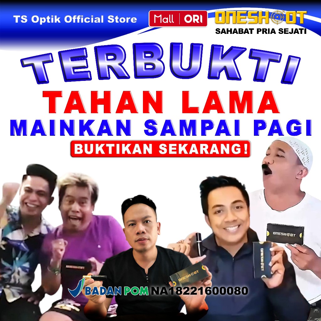 ONESHOOT Spray 5ml Obat Kuat Tahan Lama Obatejakulasi Semprot Oles Pria Tidak Panas Original BPOM