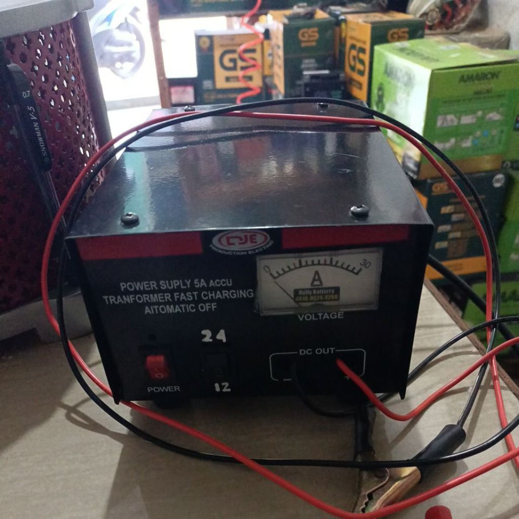 charger aki rakitan kapasitas 2aki