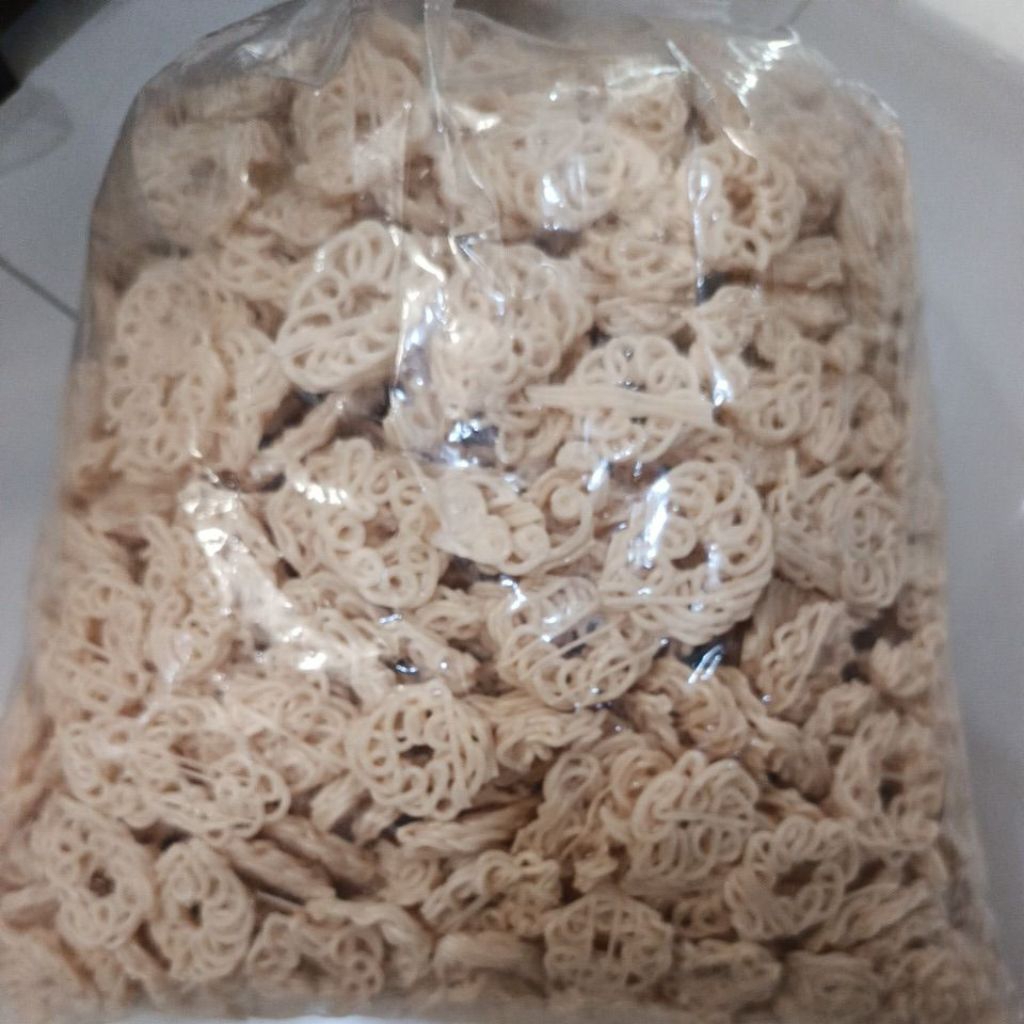 

Kerupuk mawar putih mentah 1 kg