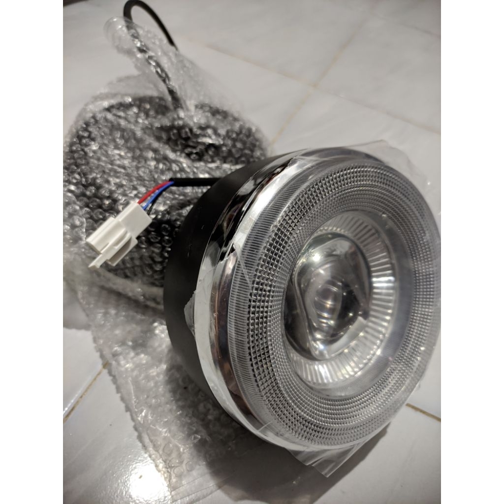 LAMPU DEPAN LED TERANG SEPEDA LISTRIK KUANGYU UWINFLY GODA WNS OTO EXOTIC dll