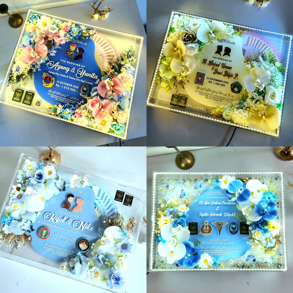 MAHAR NIKAH LOGO TNI No.6/ MAHAR AKRILIK LOGO ANGKATAN / MAHAR PERNIKAHAN LOGO