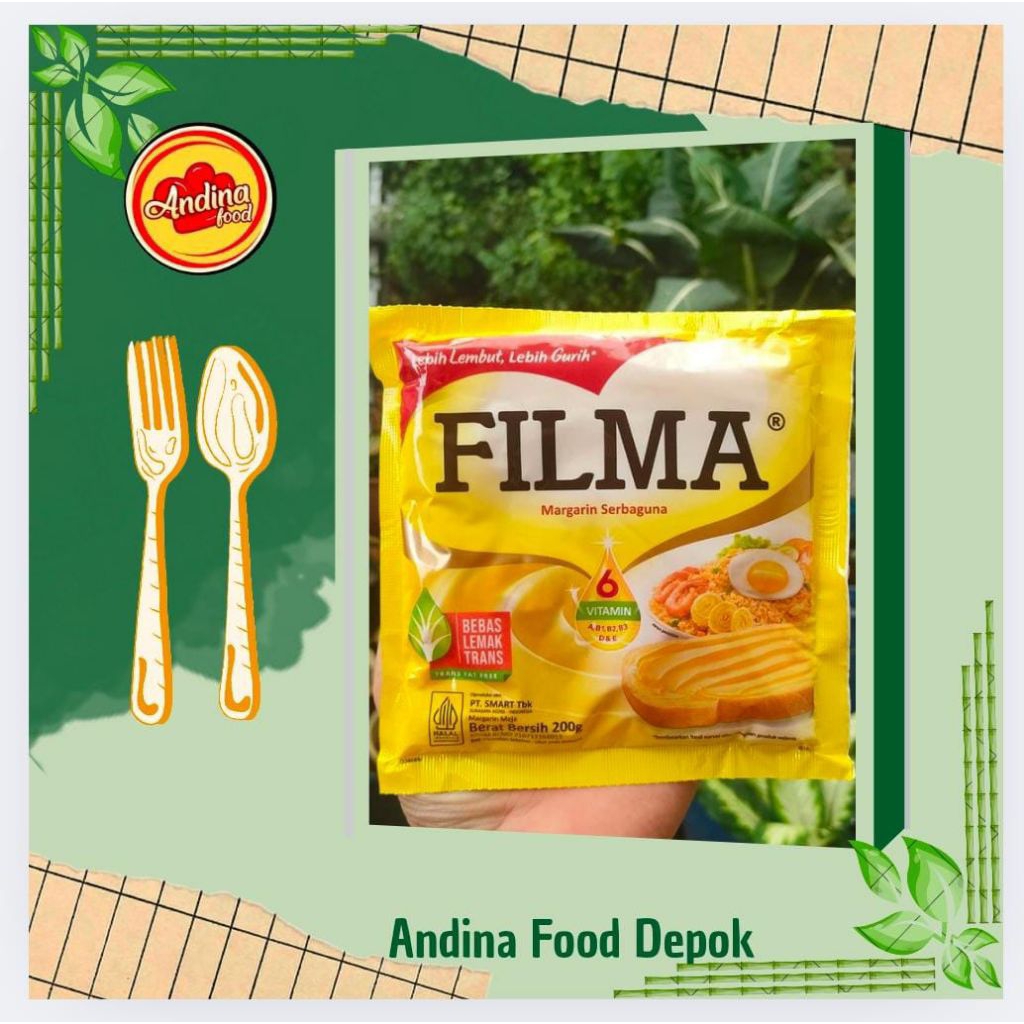 

Filma Margarin Serbaguna, Bebas Lemak Trans, lebih Lembut dan Lebih Gurih