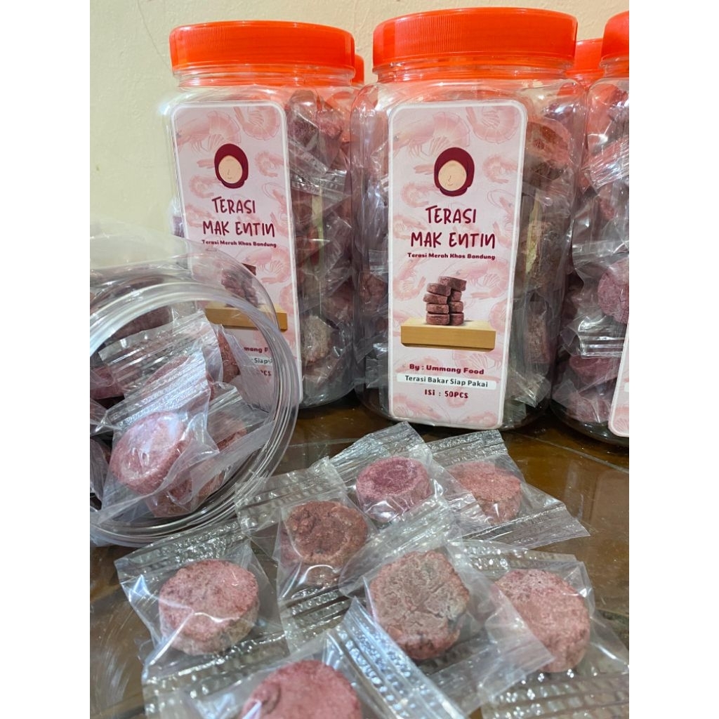 

TERASI MERAH MATANG TOPLES ISI 50PCS COCOK UNTUK WARUNG
