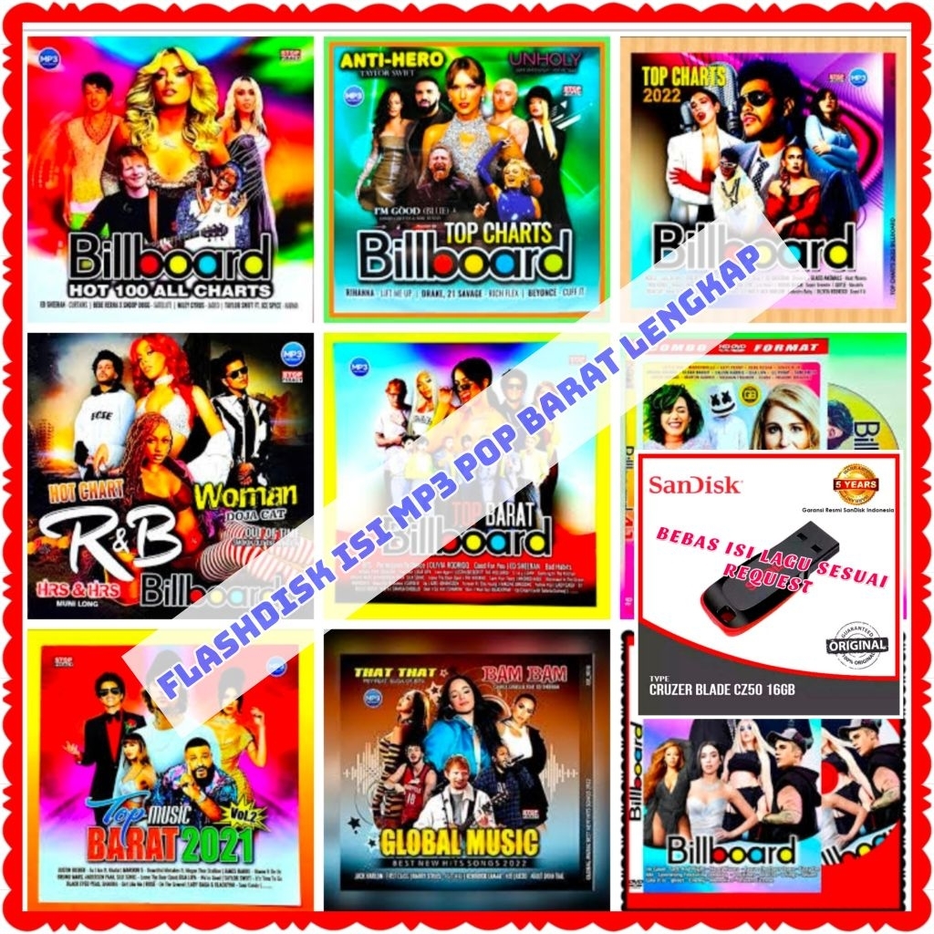 MP3 FLASHDISK LAGU BARAT 2025