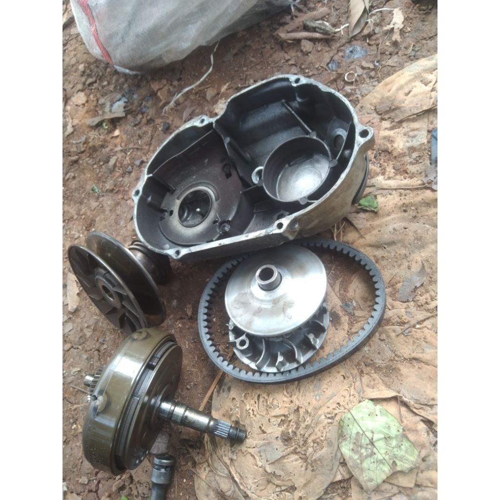 pully set kampas ganda rumah loler lengkap Honda Revo at matic copotan