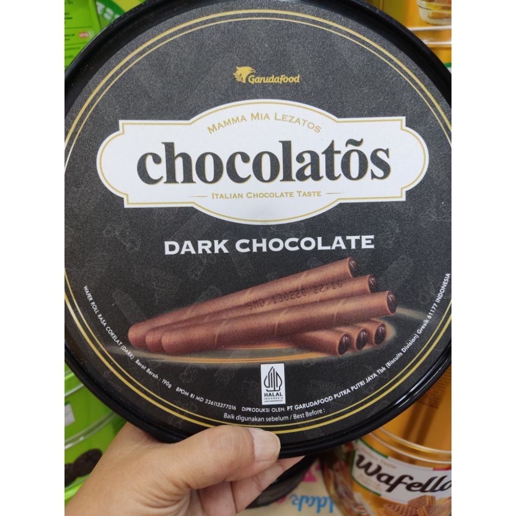 

chocolatos dark Choco roll 190 gr