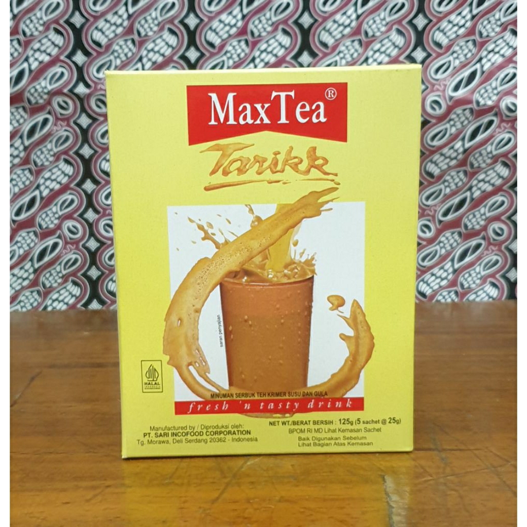 

MaxTea teh tarik / teh susu isi 5 sachet