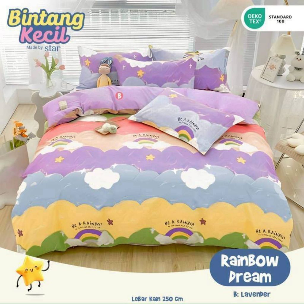BEDCOVER SET - BEDCOVER KATUN STAR - BEDCOVER HOMEMADE - ISTANA SPREI DEPOK
