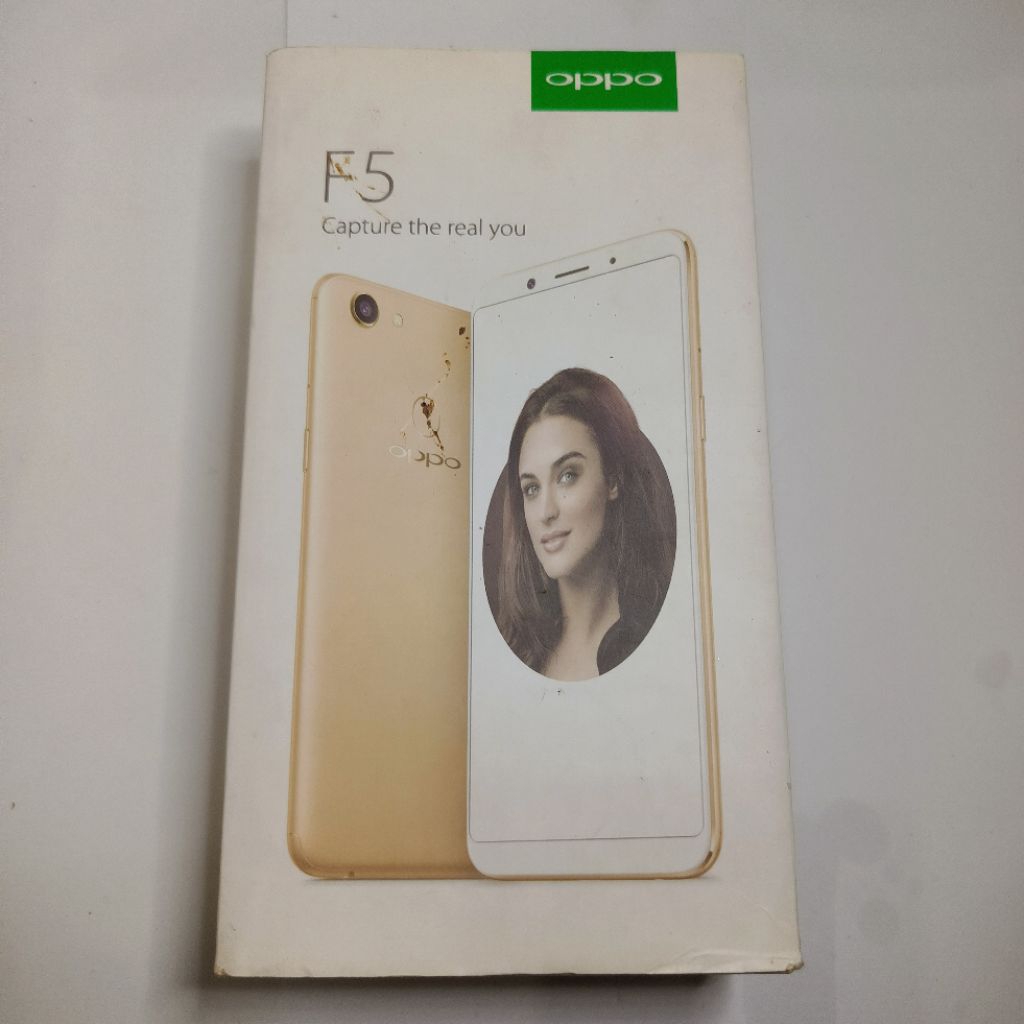 Box / Kotak Oppo F5 Ram 4/32 Original Copotan/ Ori Bawaan Hp