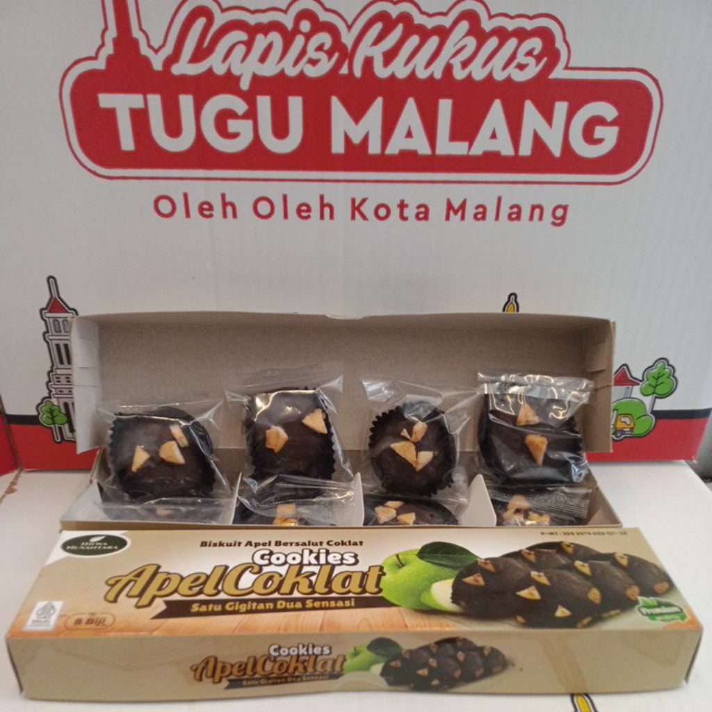 

COOKIES APELCOKLAT I CEMILAN KEKINIAN I BISKUIT APELCOKLAT I OLEH' MALANG