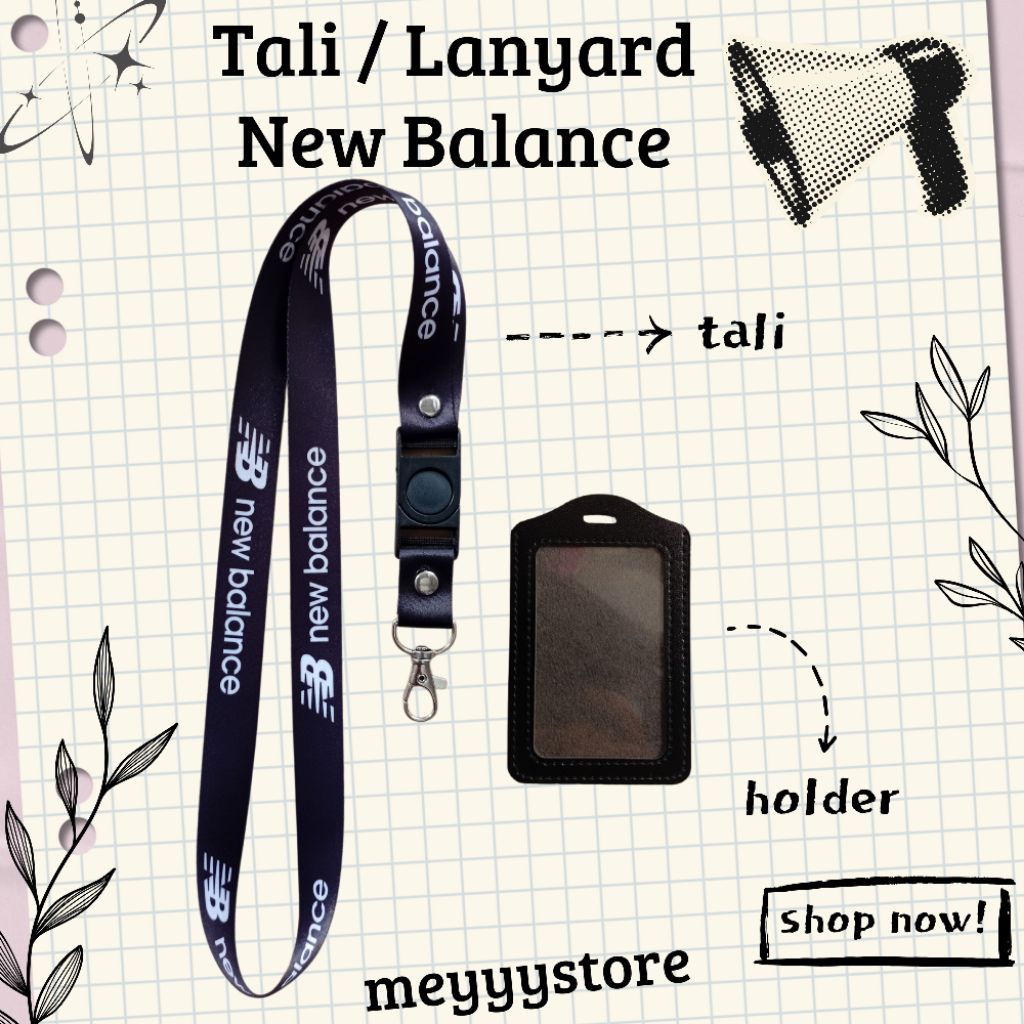 

Tali Gantungan / Lanyard NEW BALANCE Readyyy [STOCK MELIMPAH] Termurahhh!
