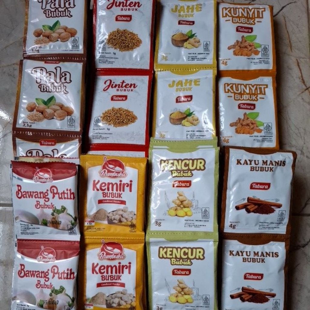 

Aneka Bumbu Dapur Bubuk (12 sachet)