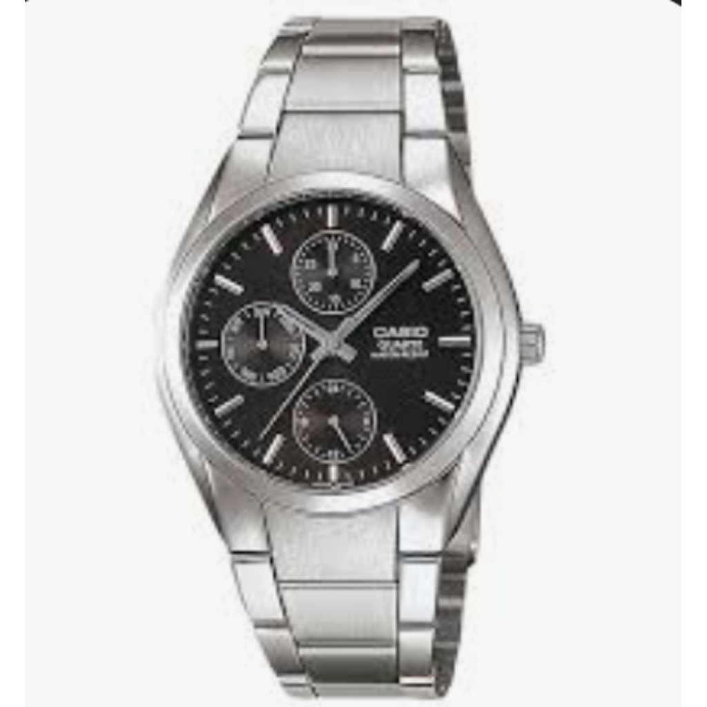 JAM TANGAN CASIO WANITA/PRIA CASIO MTP-1191A-7ADF-1749 BERGARANSI WATER RESISTANT RANTAI STAINLESS S