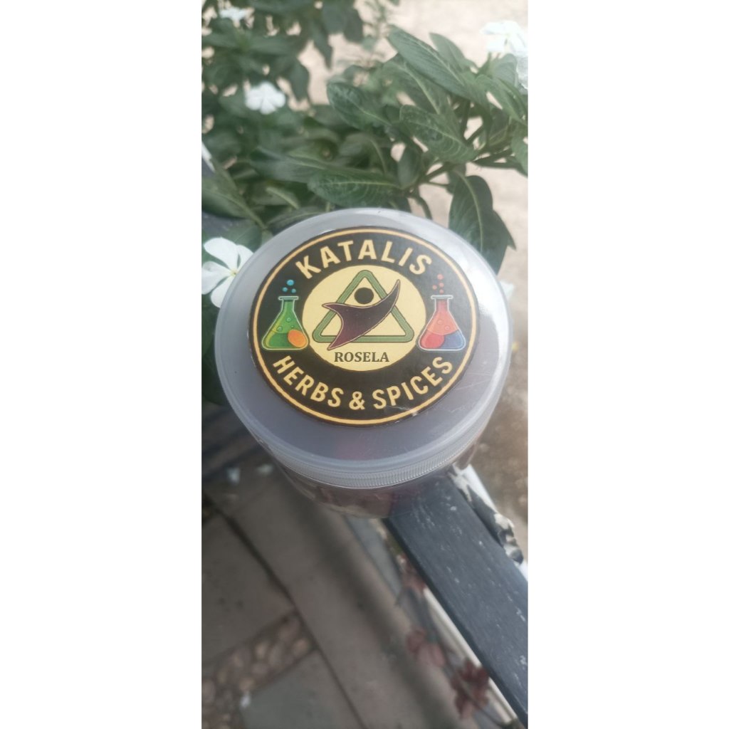 

Teh bunga rosella kering Hibiscus sabdariffa 25gram katalis herbs & spices