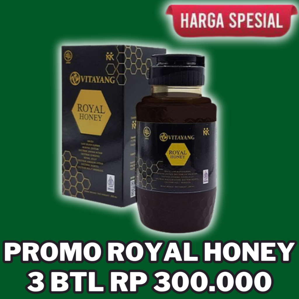 

Vitayang Madu Royal Honey | Energi Alami Untuk Tubuh Lebih Segar & Kuat Original KK Indonesia
