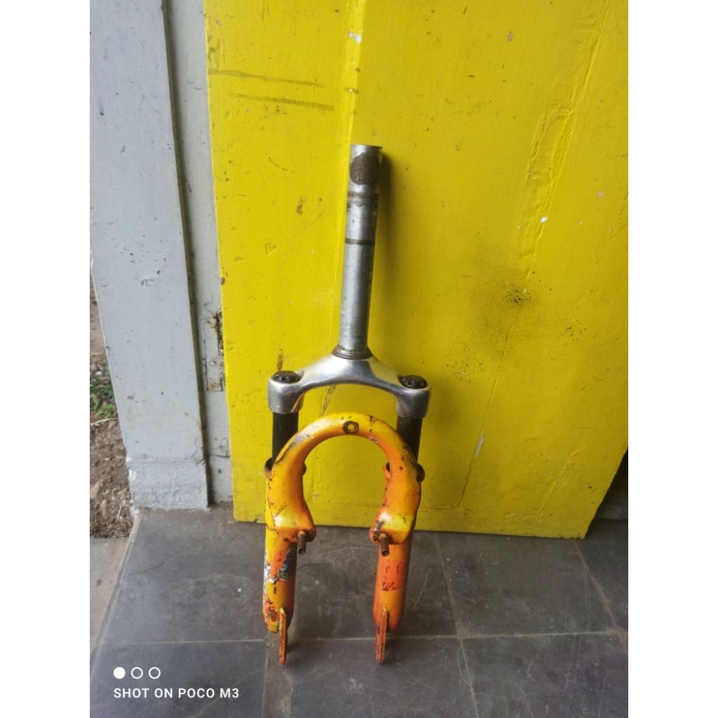 fork sepeda bmx atau mtb 20 oversize non drat antiq
