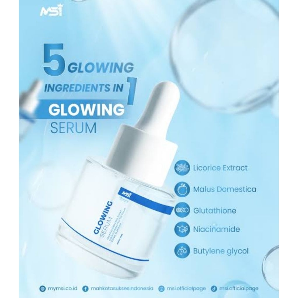 Serum Glowing Diamond Beauty MSI - Serum MSI ORIGINAL - ORI 100% - Serum Glowing