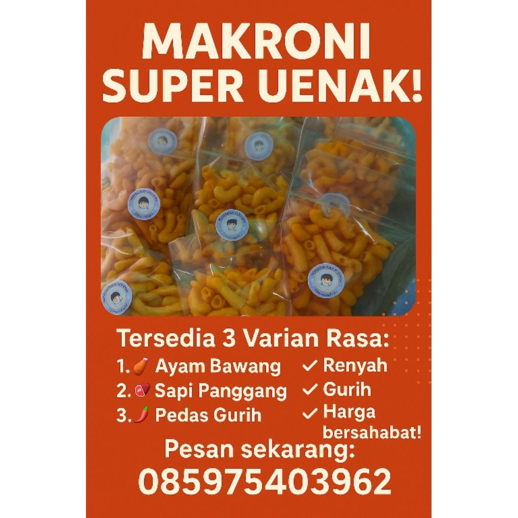 

makroni gurih super uenak