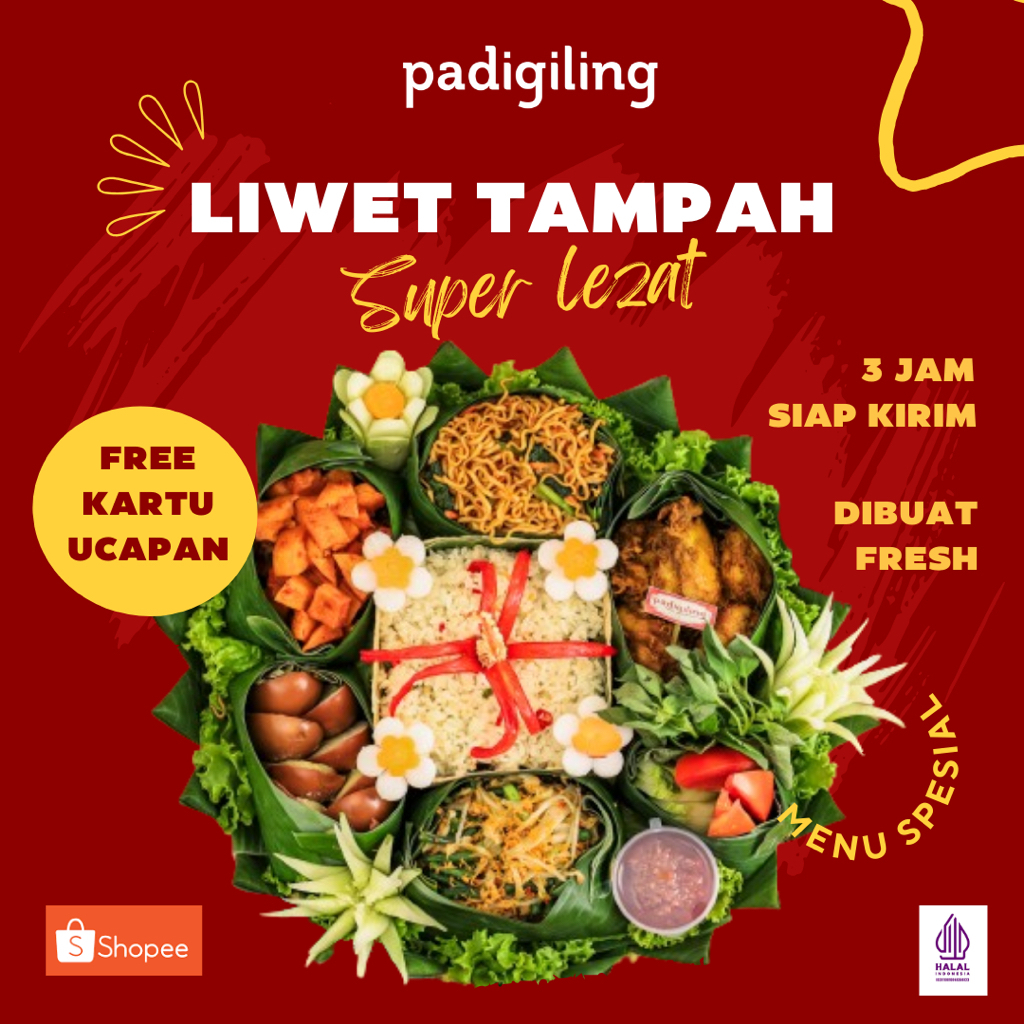 Nasi Liwet Tampah Porsi Besar / Liwet Tampah Premium