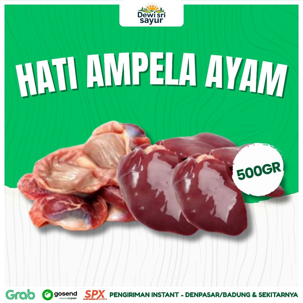

Hati Ampela Ayam 500gr – Dewi Sri Sayur