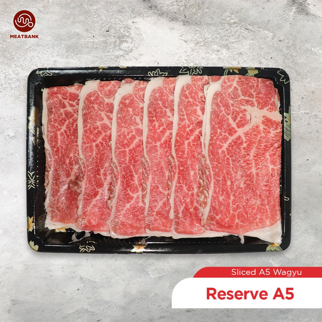 

MEATBANK JAPAN WAGYU A5 SLICE RESERVE A5 Kobe Beef Shabu Teppanyaki Hotpot Steak