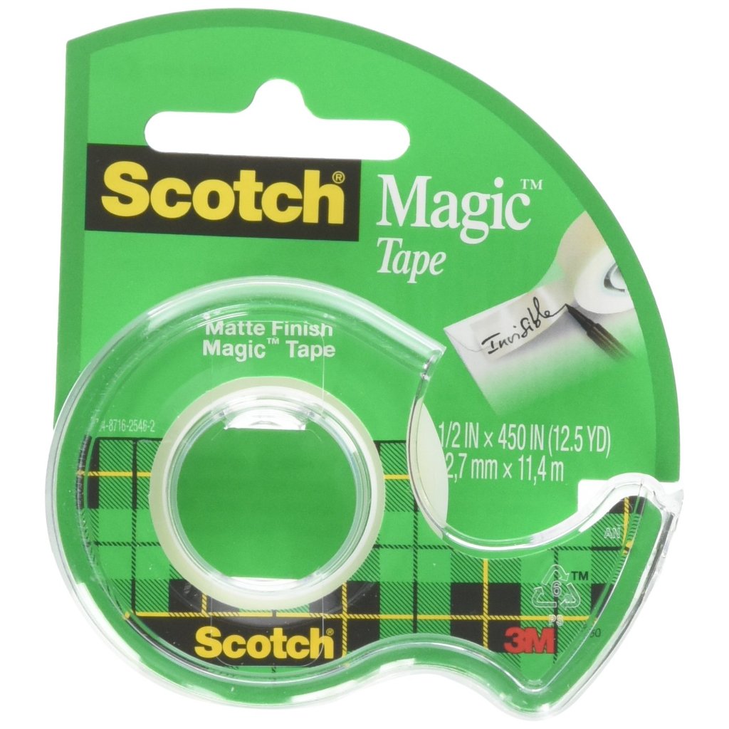 

Tape Dispenser 3M Scotch + Magic tape 810 1/2 IN x 12.5 yards