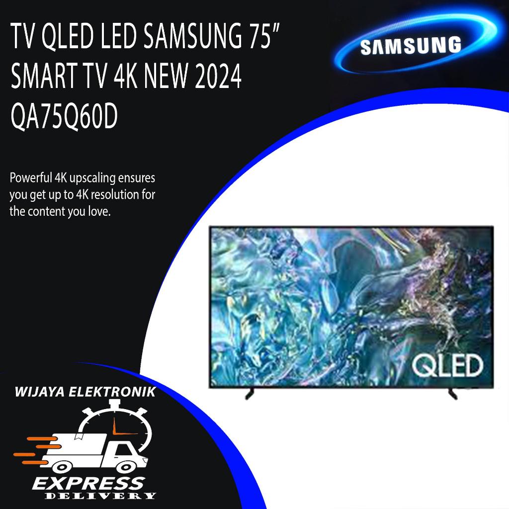 Samsung QA75Q60DAKXXD - TV Qled Led samsung 75" Smart tv 4K New 2024 Garansi Resmi / TV Samsung 75q6