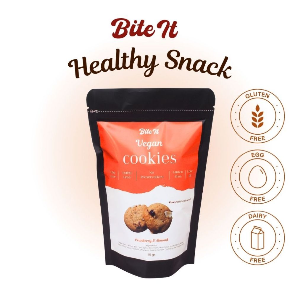 

Vegan Cookies Cranberry and Almond (75gr)