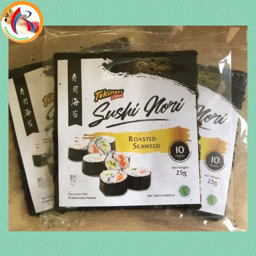 

Tokinori Sushi Nori 10 Lembar HALAL || Nori Lembaran