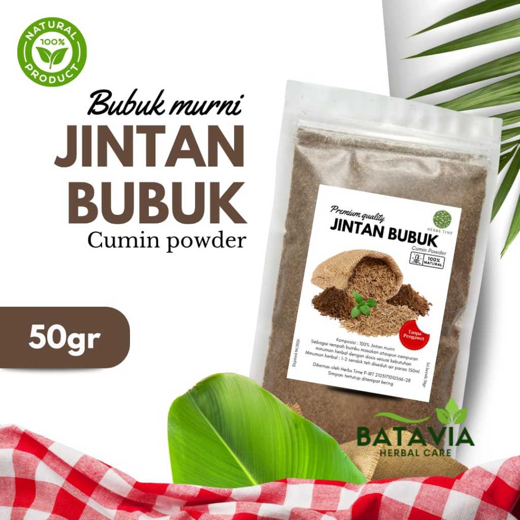 

Jinten Bubuk Murni Cumin Powder Premium Herbs Time - 50gr