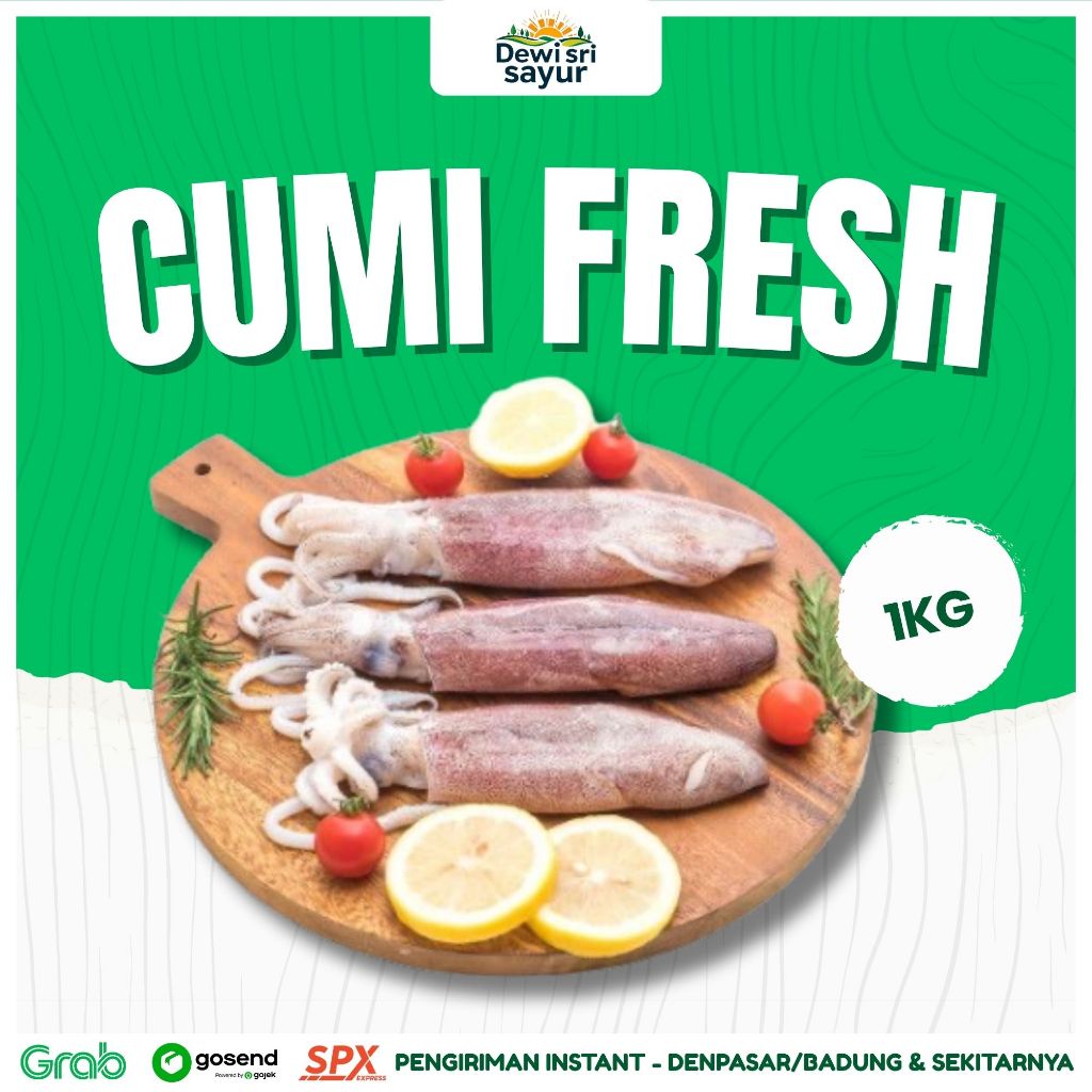 

Cumi Fresh 1kg – Dewi Sri Sayur