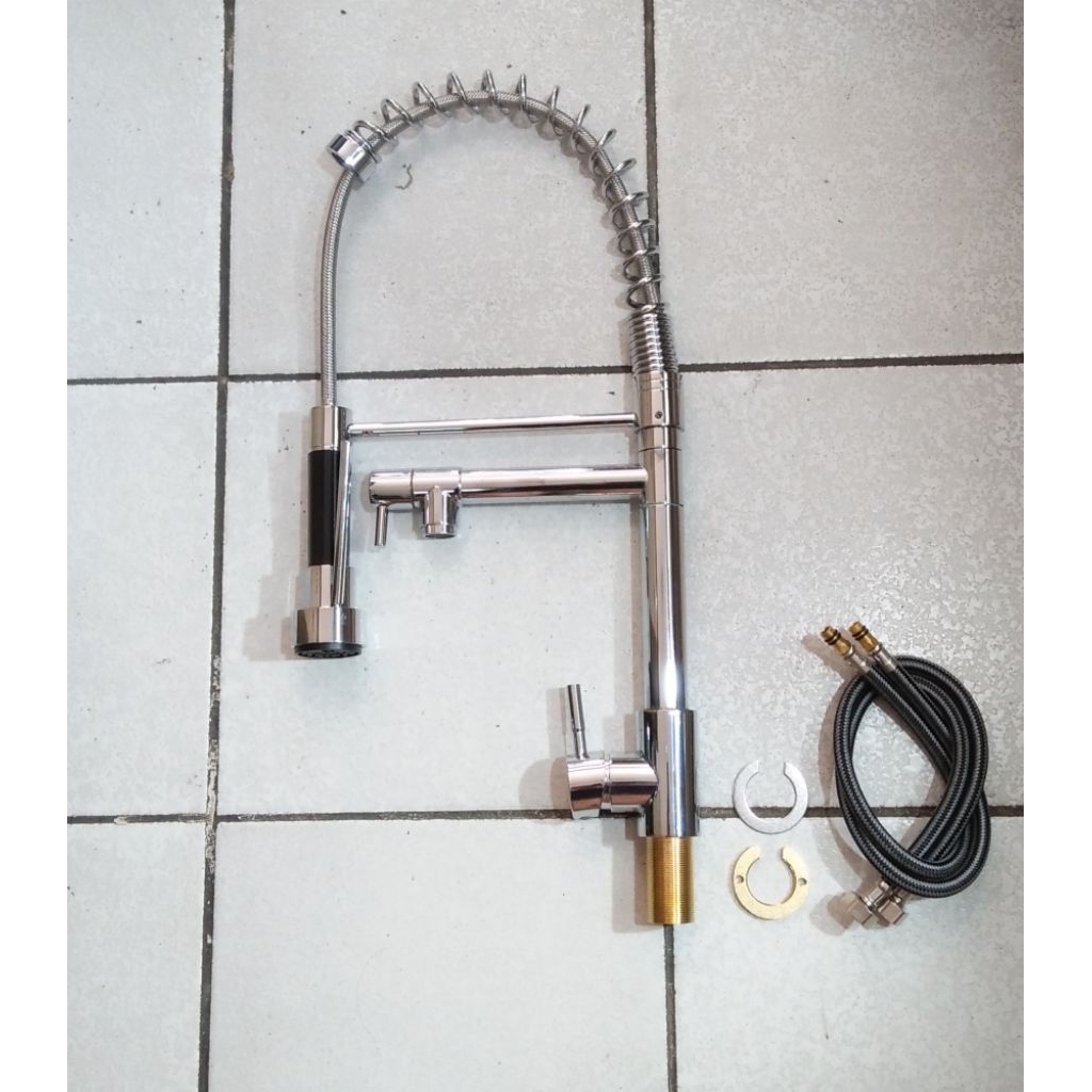 Kran Cuci Piring Dapur Fleksible Air Panas Dingin