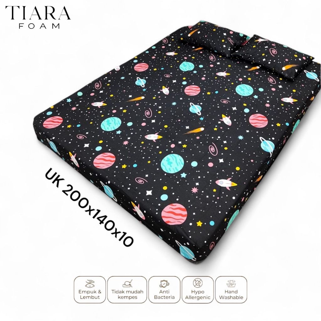 KASUR BUSA PREMIUM UK 200X140X10 ANTI KEMPES - KASUR TIDUR BUSA EMPUK