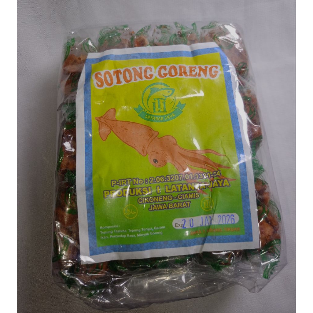 

Sotong Goreng Pedas 1 pack isi 20 Eceran 500 Harga Grosir perpack
